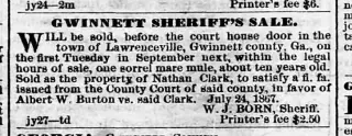 other Newspaper clipping from Aug 14, 1867 5790282