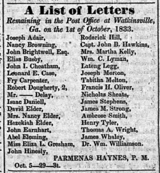 other Newspaper clipping from Oct 12, 1833 5790317