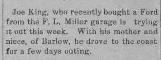 other Newspaper clipping from Aug 28, 1919 5790507