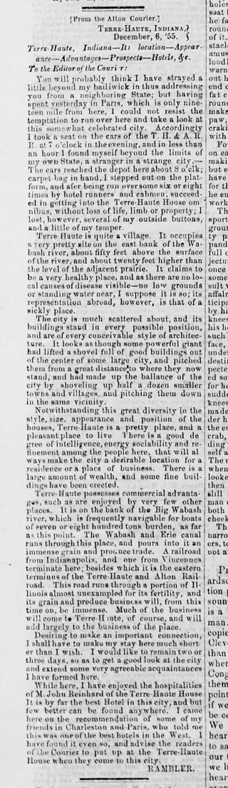 other Newspaper clipping from Jan 2, 1856 5790632
