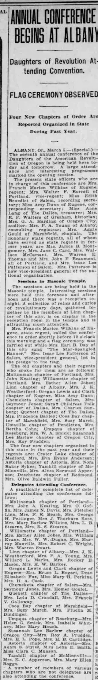other Newspaper clipping from Mar 6, 1920 5790639