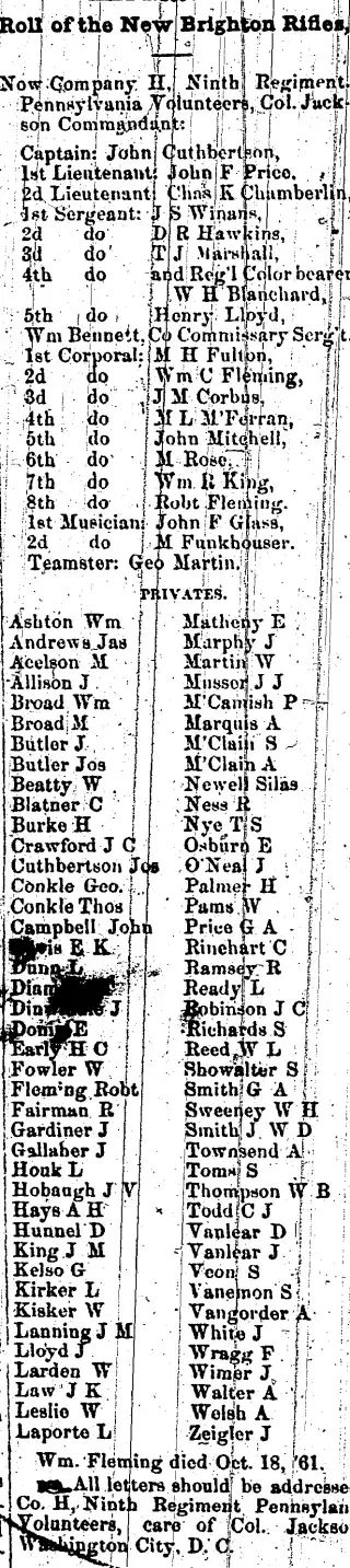 other Newspaper clipping from Nov 13, 1861 5790703