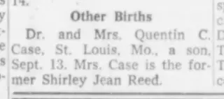 Birth Newspaper clipping from Sep 14, 1956 5790791