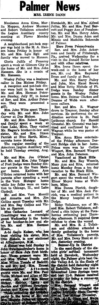 other Newspaper clipping from Jul 31, 1958 5791457