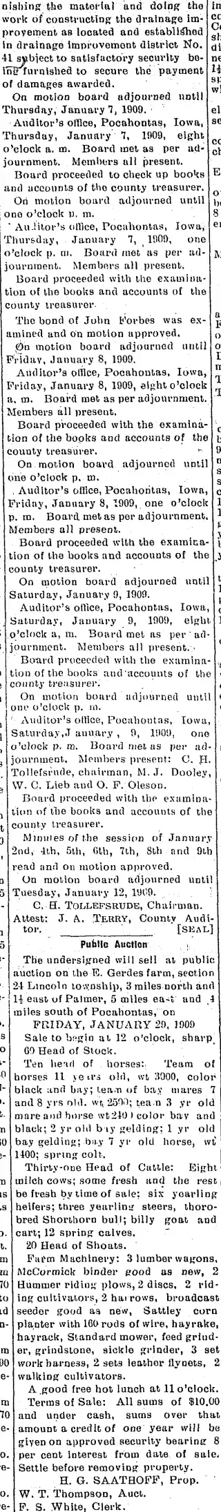 other Newspaper clipping from Jan 21, 1909 5791527