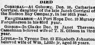 Obituary Newspaper clipping from Dec 30, 1909 5791529