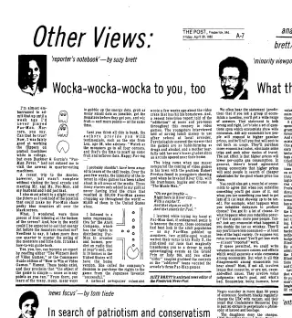 other Newspaper clipping from Apr 30, 1982 5791835
