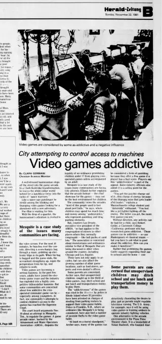 other Newspaper clipping from Nov 22, 1981 5791888