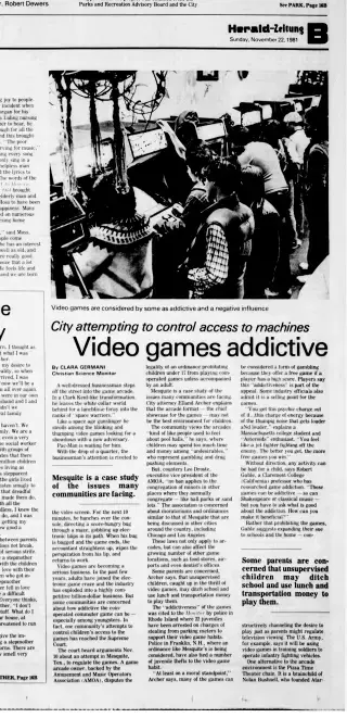 other Newspaper clipping from Nov 22, 1981 5791889