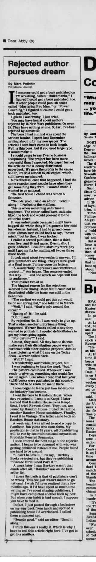 other Newspaper clipping from Jul 23, 1985 5791903