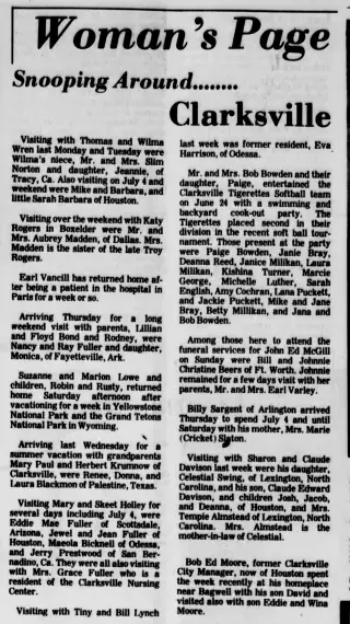 Marriage Newspaper clipping from Jul 11, 1985 5792155