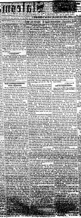 other Newspaper clipping from May 6, 1863 5792285