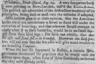 other Newspaper clipping from Oct 10, 1765 5793137