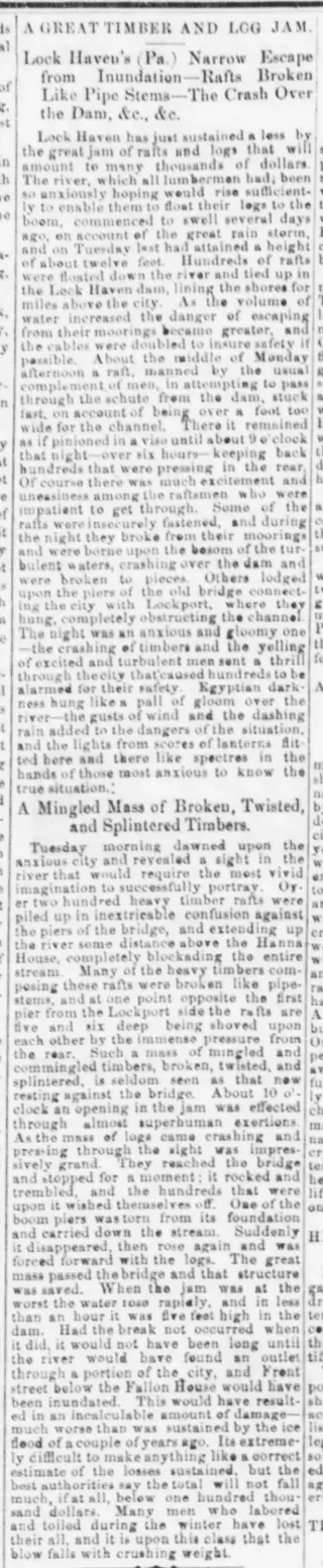 other Newspaper clipping from Apr 30, 1874 5793252