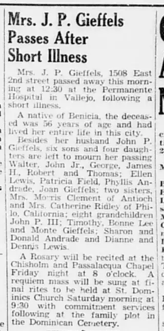 Obituary Newspaper clipping from Mar 10, 1949 5793457