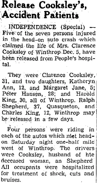 other Newspaper clipping from Dec 14, 1953 5793782
