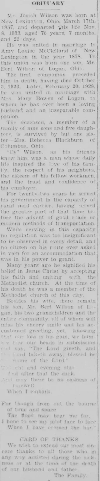 other Newspaper clipping from Nov 30, 1933 5793828