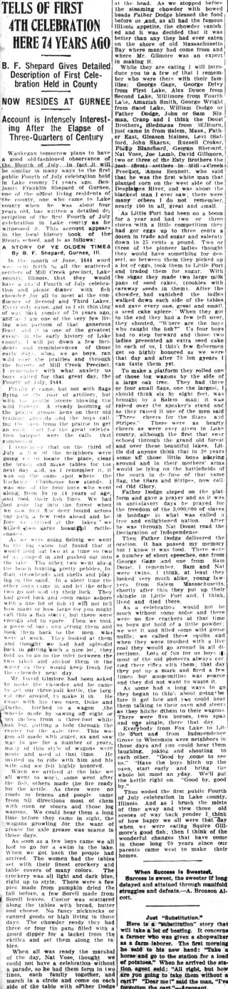 other Newspaper clipping from Jul 4, 1918 5793934