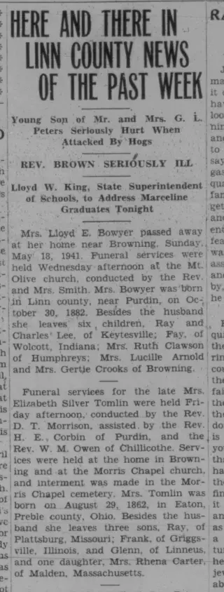 other Newspaper clipping from May 23, 1941 5793943