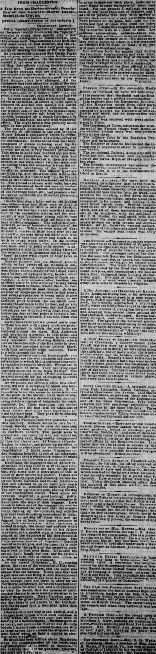 other Newspaper clipping from Apr 18, 1861 5794164