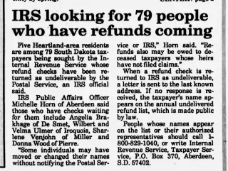 other Newspaper clipping from Nov 13, 1992 5794484