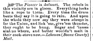 other Newspaper clipping from Aug 3, 1861 5794751