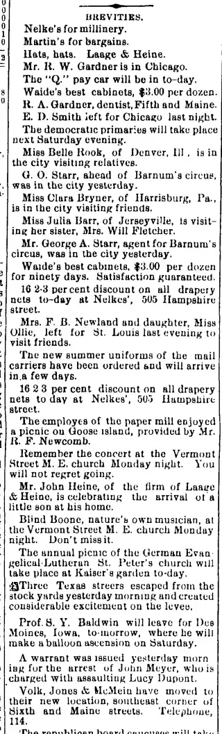 other Newspaper clipping from Jun 12, 1890 5795525