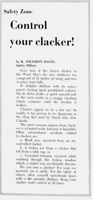other Newspaper clipping from Feb 19, 1971 5795599