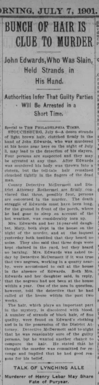 other Newspaper clipping from Jul 7, 1901 5795608