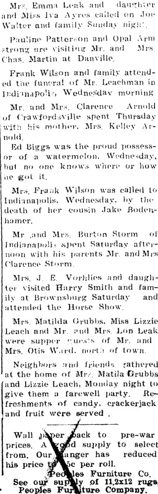 other Newspaper clipping from Sep 2, 1921 5795659