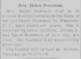 Obituary Newspaper clipping from Jun 16, 1903 5795818