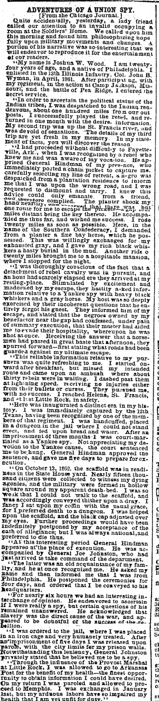 other Newspaper clipping from Apr 12, 1864 5796132