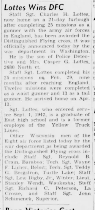 other Newspaper clipping from Apr 26, 1944 5796204