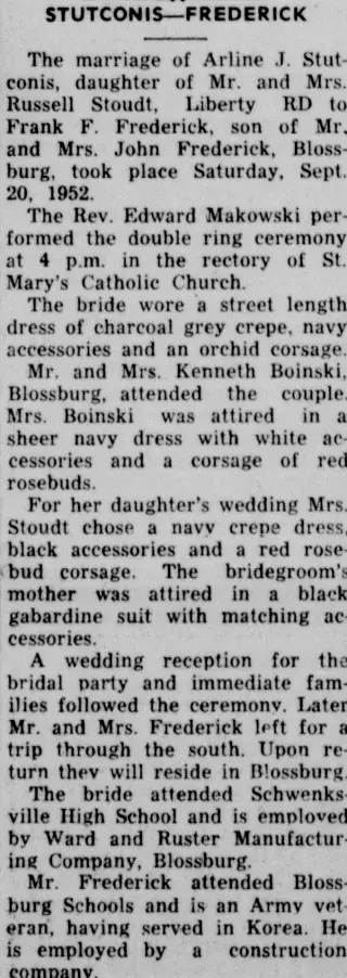 other Newspaper clipping from Sep 24, 1952 5796301