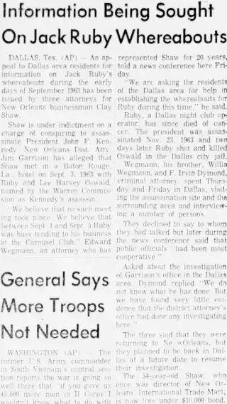other Newspaper clipping from Aug 27, 1967 5796379