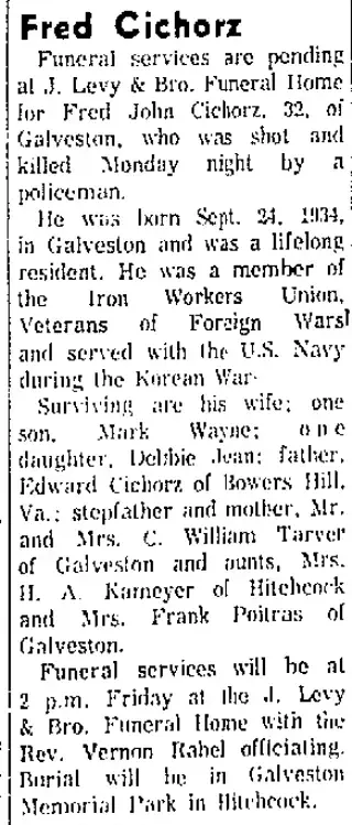 Obituary Newspaper clipping from Feb 15, 1967 5796419