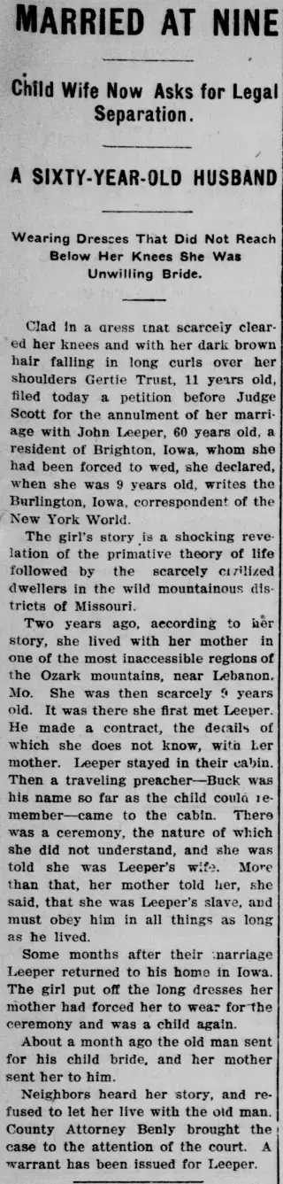 Marriage Newspaper clipping from Apr 13, 1904 5796676
