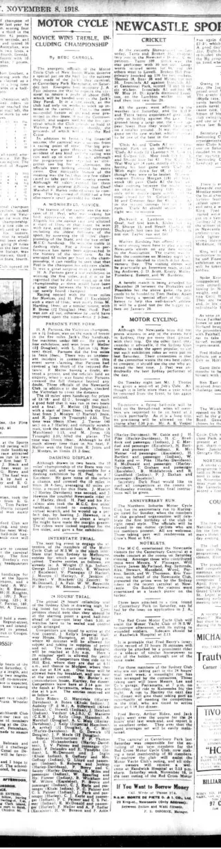 other Newspaper clipping from Nov 8, 1918 5796787