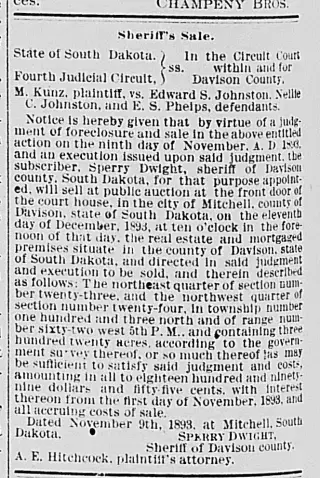 other Newspaper clipping from Nov 10, 1893 5797612