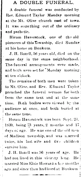 Obituary Newspaper clipping from Dec 18, 1903 5797804