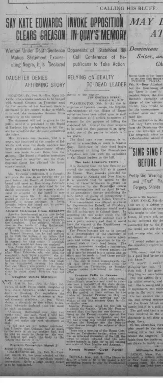 Marriage Newspaper clipping from Feb 10, 1905 5797874