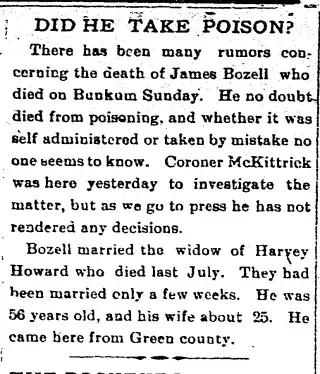 Obituary Newspaper clipping from Dec 18, 1903 5797982