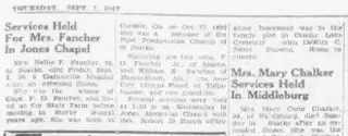 Obituary Newspaper clipping from Sep 8, 1967 5798319