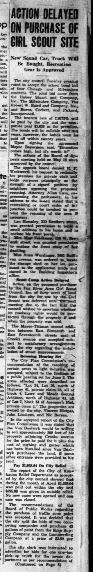 other Newspaper clipping from May 22, 1953 5798822