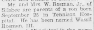 Birth Newspaper clipping from Oct 7, 1954 5798865