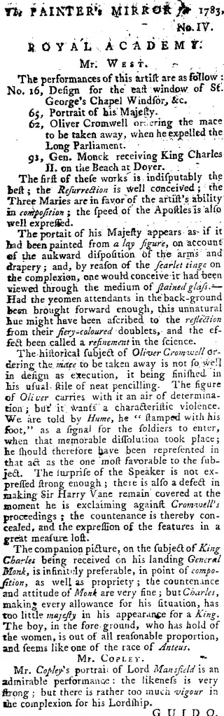 other Newspaper clipping from May 5, 1783 5799213