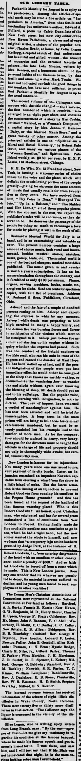 other Newspaper clipping from Jul 23, 1869 5799342