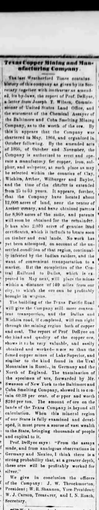 other Newspaper clipping from Mar 2, 1872 5799449