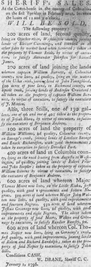 other Newspaper clipping from Jan 2, 1796 5800265