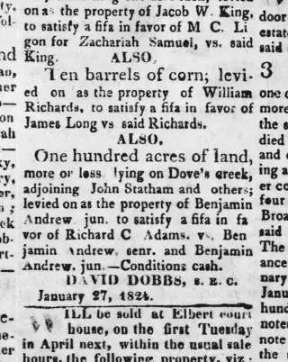 other Newspaper clipping from Jan 31, 1824 5800337